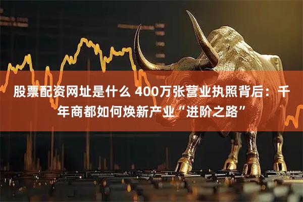 股票配资网址是什么 400万张营业执照背后：千年商都如何焕新产业“进阶之路”
